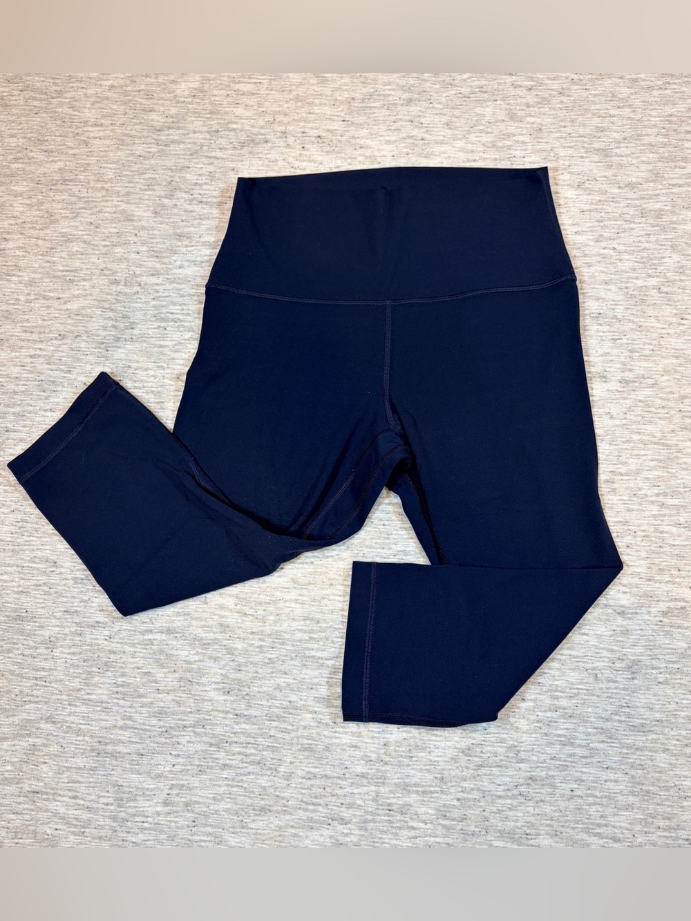 Lululemon Womens Align High Rise Crop 17 Navy Blue Size 8